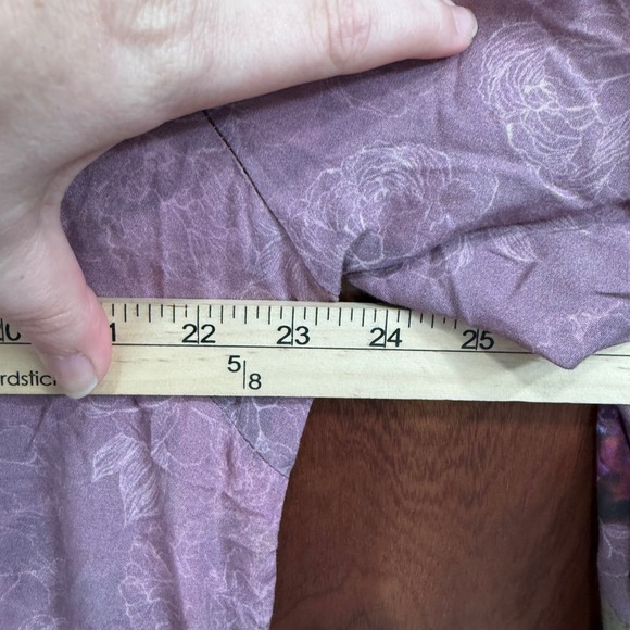 Tolani Collection Floral Print Blouse Women's Size L Long Sleeve - Picture 8 of 8